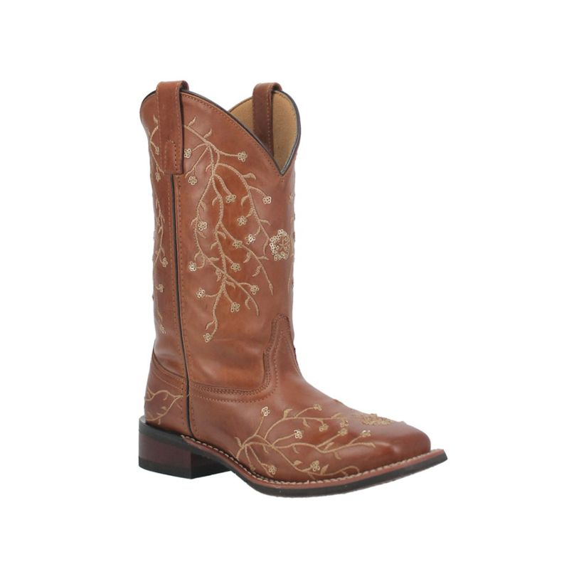 LAREDO - WOMEN'S SEQUIN EMBELLISHED WESTERN BOOTS - BROAD SQUARE