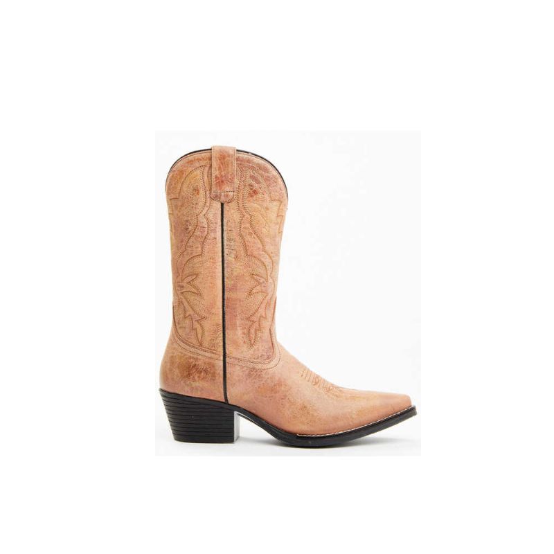 LAREDO - WOMEN'S BRANDIE WESTERN BOOTS - SNIP TOE-COGNAC