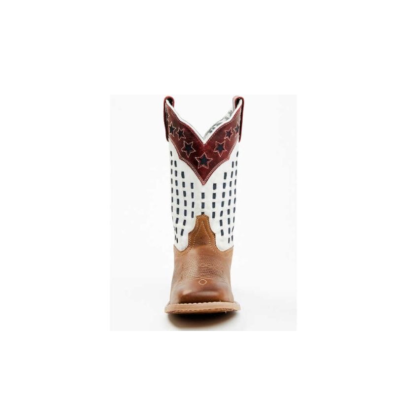 LAREDO - WOMEN'S STARGAZER WESTERN BOOTS - BROAD SQUARE TOE-MULT