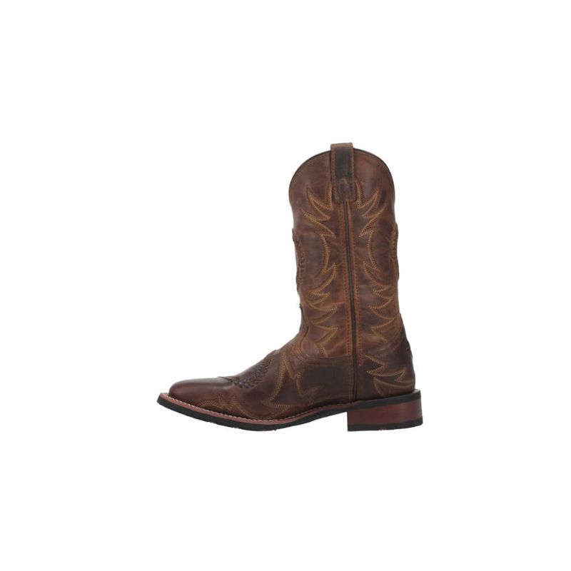 LAREDO - MEN'S ARLO BUCKLACE FANCY SIDEWINDER WESTERN BOOTS - BR